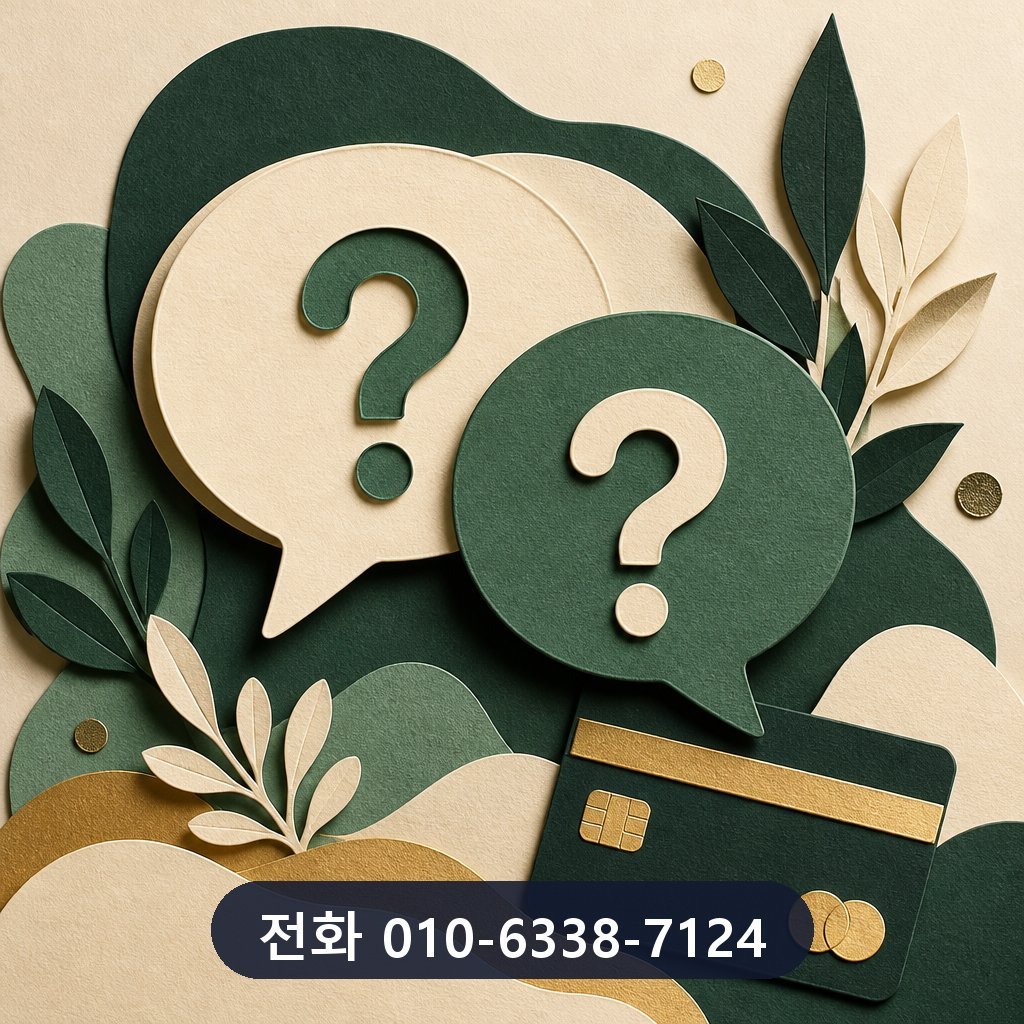 천안 카드깡 자주 묻는 질문 이미지